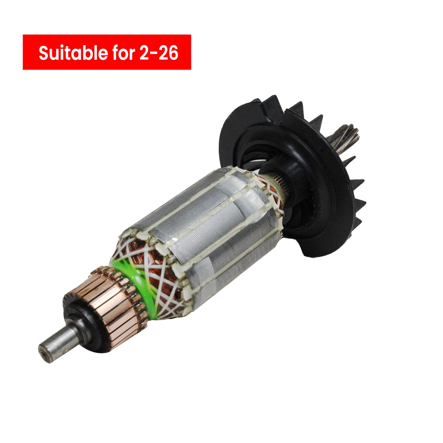 AEGON ACWF2-26 Copper Armature - Compatible with Aegon AHD263 26mm Rotary Hammer and Other Interchangable Rotary Hammer Models