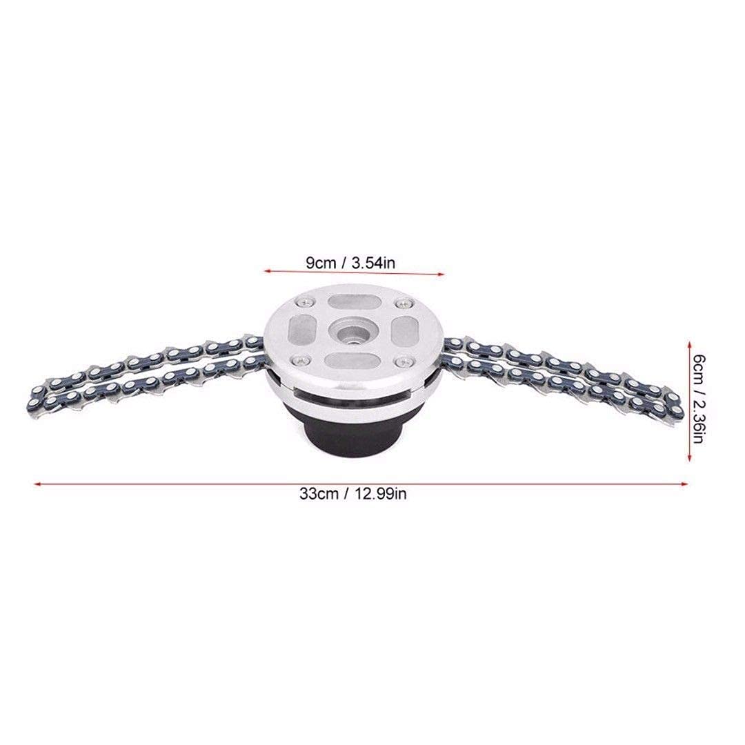 Aegon Heavy-Duty Chain Trimmer Head Ideal for Brush Cutters in Agriculture/Gardening/Farming