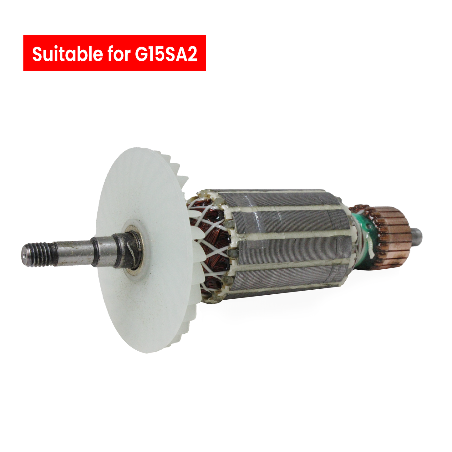 AEGON ACWFG15SA2 Copper Armature - Compatible with HiKOKI (Hitachi) G15SA2 Angle Grinder and Similar Models of Other Brands