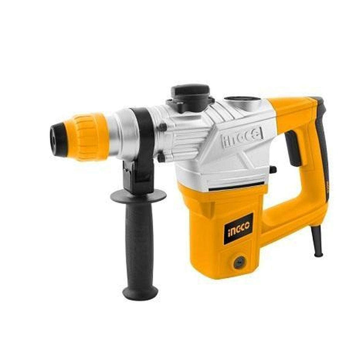 Ingco RH10508 1050W Rotary Hammer Drill | 4000bpm | 900 RPM | Metal Construction | Professional Industrial Yellow Drill Machine