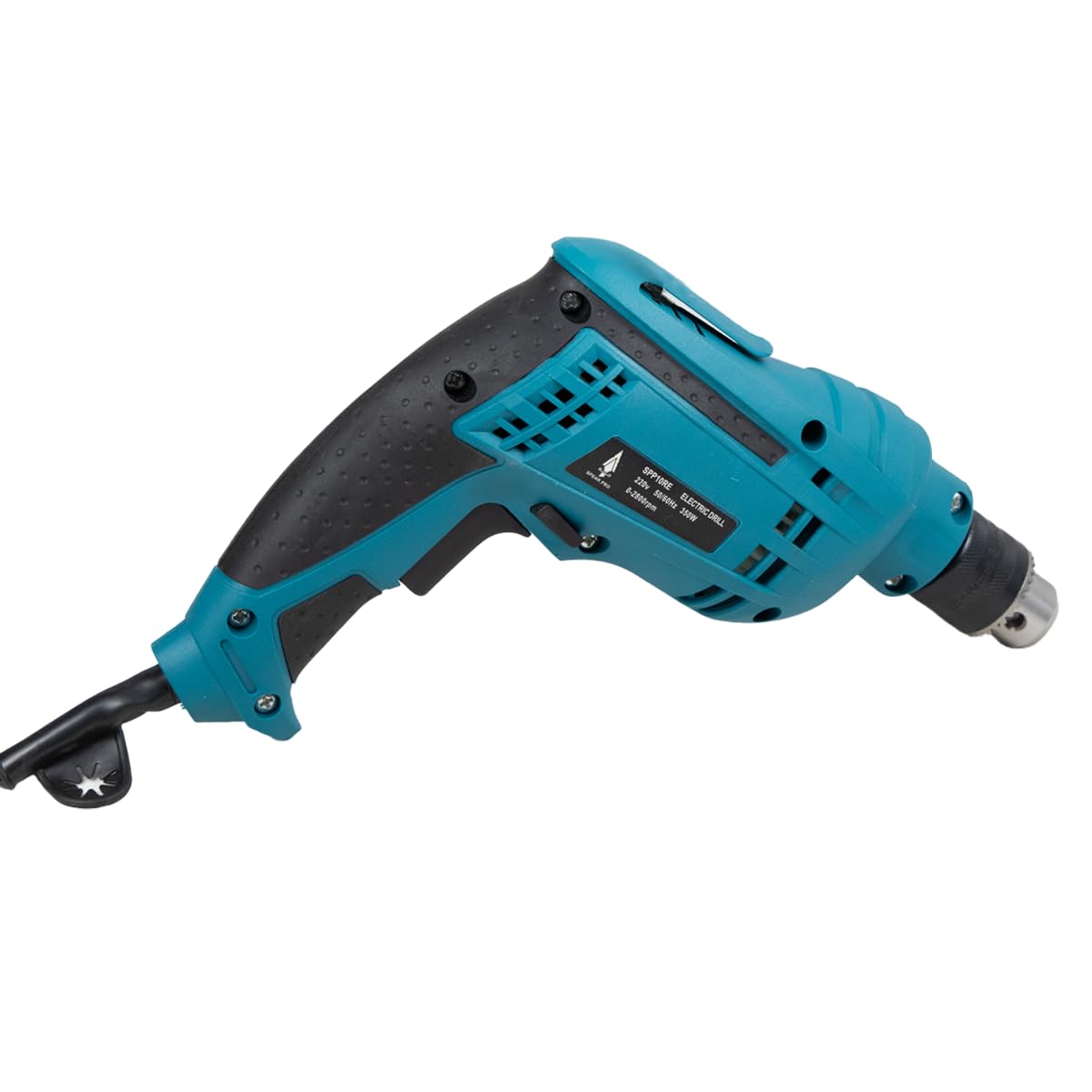 Spear SPP10RE, 13MM Chuck, 350W 0-2800RPM, Impact Electric Drill Machine, Copper Armature for Home and Professional Use, Forward/Reverse with Variable Speed and Lock-On Switch