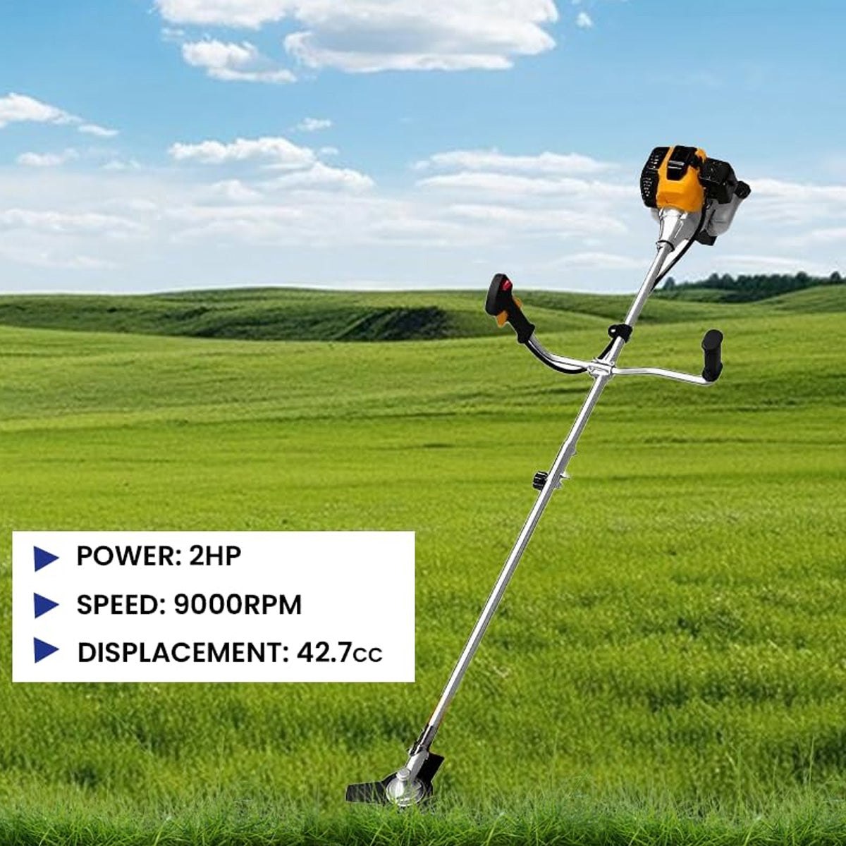 Ingco GBC5434421 42.7cc Gasoline Grass Trimmer & Brush Cutter