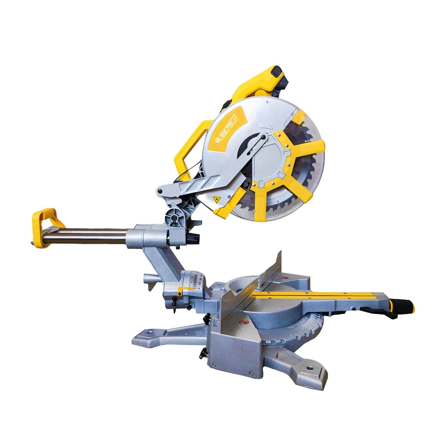 MAF PRO MMS240018 12-Inch Electric Mitre Saw 2400W Heavy Duty 5000 RPM, 305mm Blade Dia for Wood Furniture Aluminum Pipe Cutter