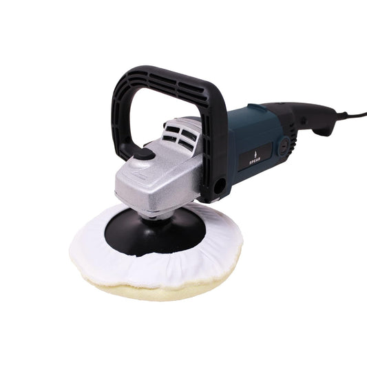 SPEAR SP-EPR01 1200W 180 mm Electric Car Polisher | Heavy Duty Polishing Home Appliance, Car & Boat Detailing (500-3000 Rpm)