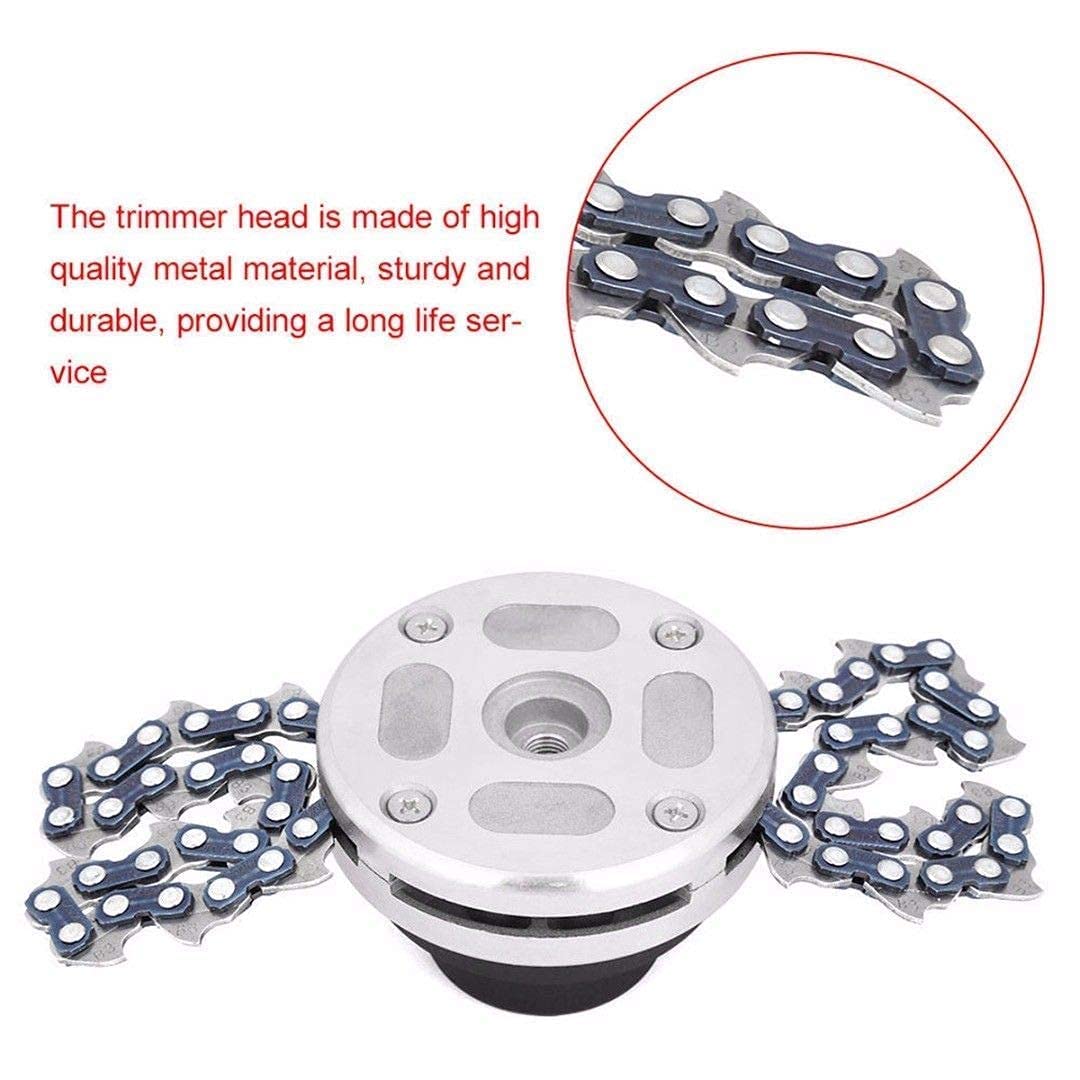 Aegon Heavy-Duty Chain Trimmer Head Ideal for Brush Cutters in Agriculture/Gardening/Farming