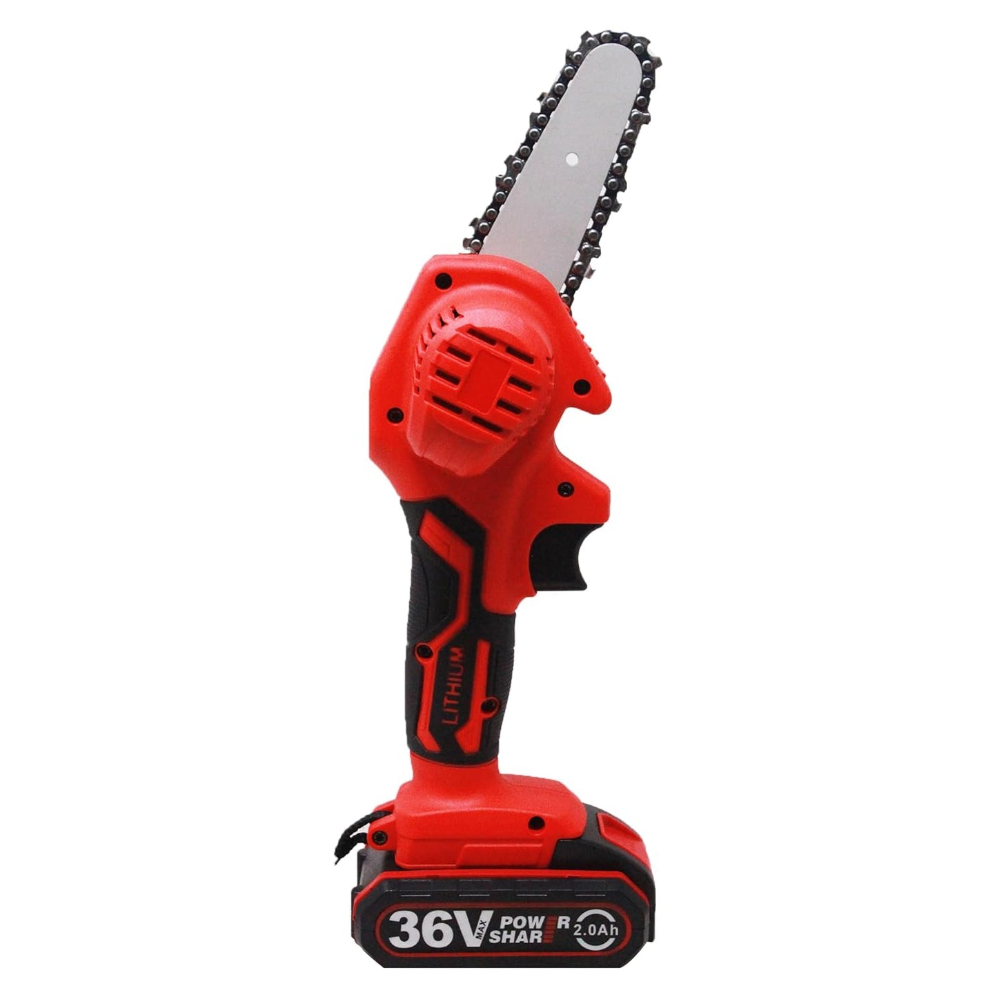 CUTFLAX Battery Powered Cordless Chainsaw - 36V Battery, 4inch, Multipurpose, Gardening, Wood Working