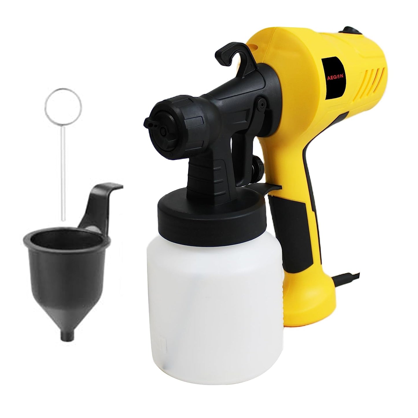 Aegon APSG-800 Multipurpose Electric Paint Spray Gun / Paint Sprayer (400W | 2.5mm Nozzle | 800 Ml Capacity | 1-3 MPa | 22000 RPM | 100 din/sec Viscosity)