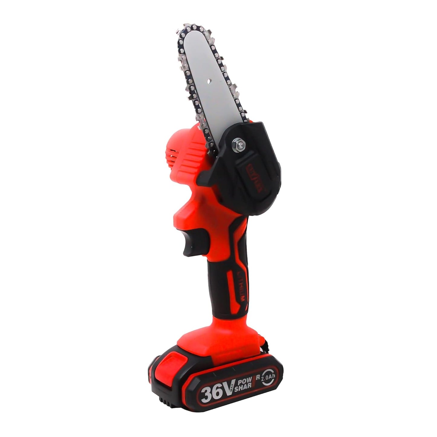 CUTFLAX Battery Powered Cordless Chainsaw - 36V Battery, 4inch, Multipurpose, Gardening, Wood Working