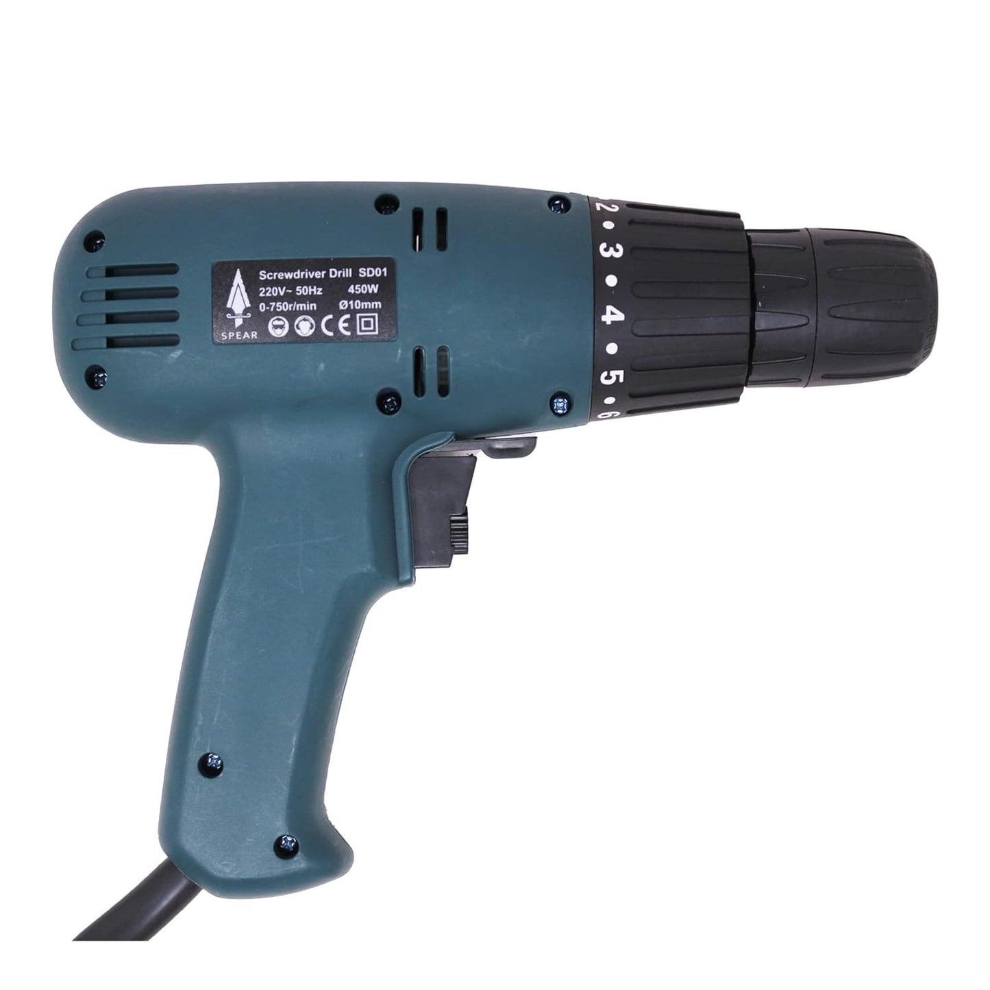 SPEAR SD01 10mm Forward Reversible Variable Speed Screwdriver/Drill Machine (450W, 750Rpm)
