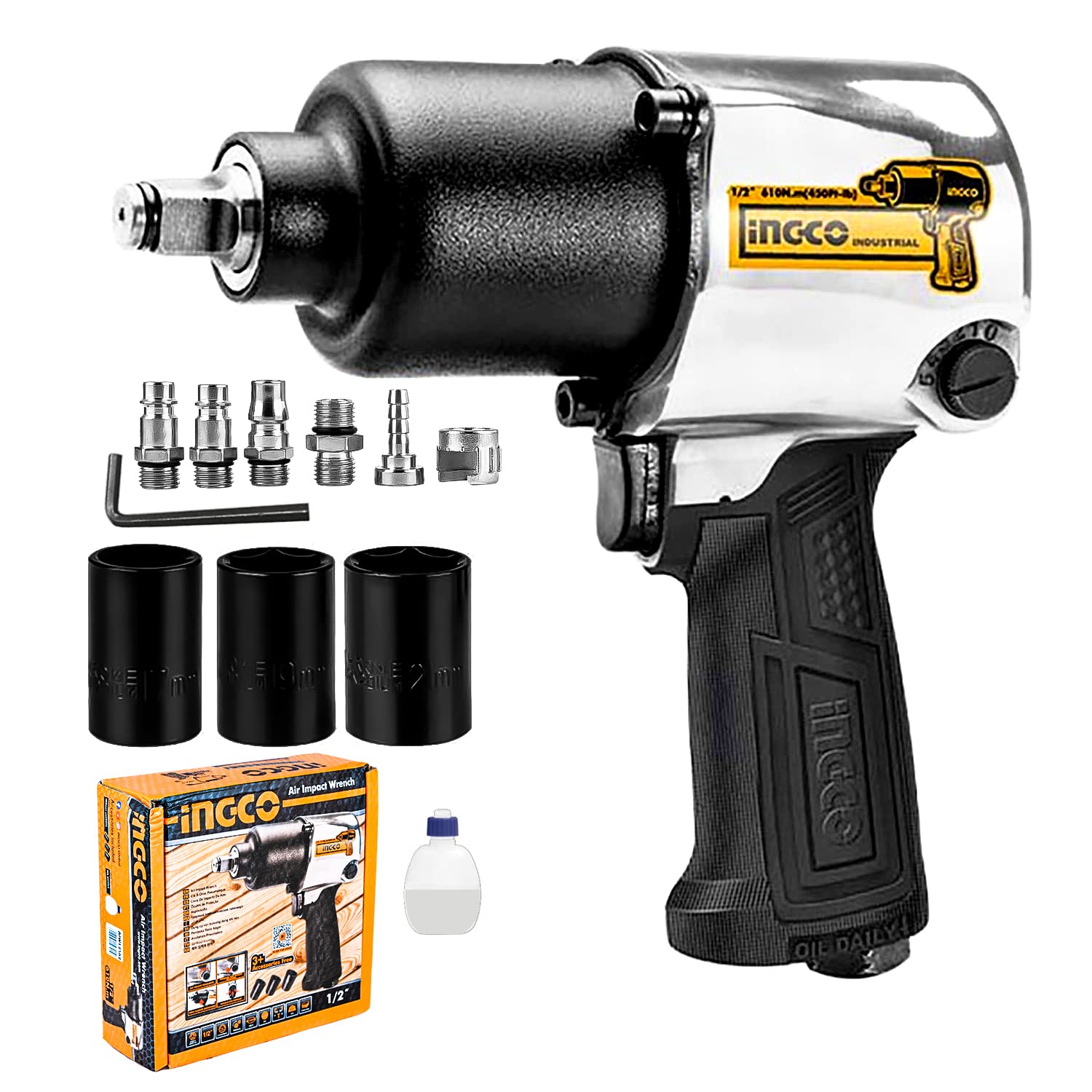 INGCO Air Impact Wrench 1/2