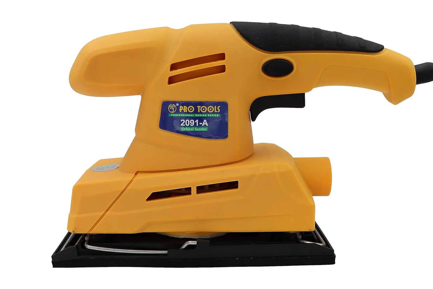 PRO TOOLS 2091-A, 240W, 12000 RPM, 90x187mm Aluminium Base Corded Electric Orbital Sander
