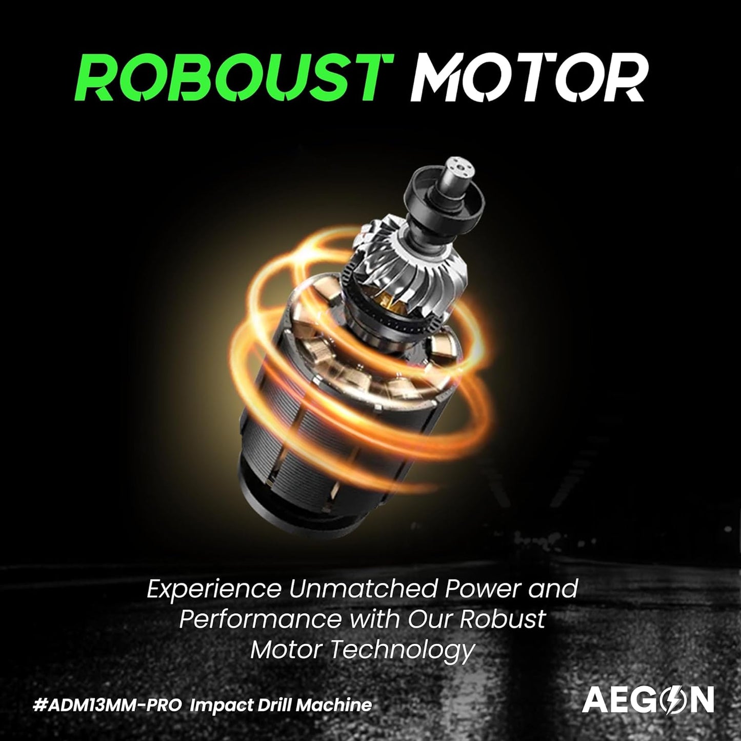 Aegon ADM13 Pro - 13MM Electric Impact Drilling Machine Kit with 115 Pieces Tools, Tool Box and Accessories (800W)