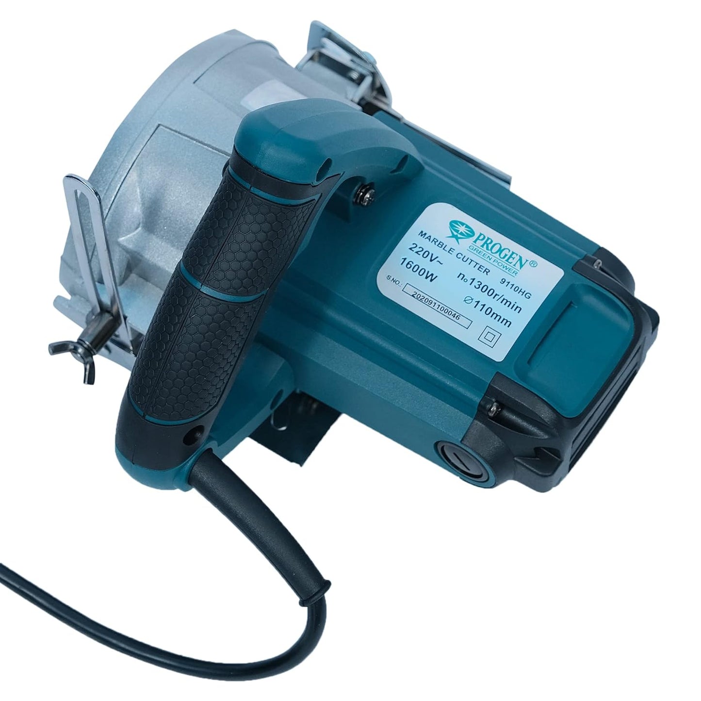 Progen 110mm 1600 Watt 13000 RPM Marble Cutter with 3 meter Wire 9110 HG