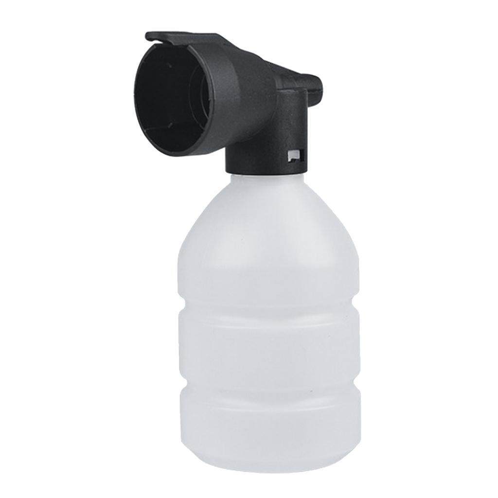 Foaming Bottle High Pressure Car Wash Cleaning ER with 3 Replacement Adapter, 3L Capacity, Size: 36cmx22cmx15cm, White