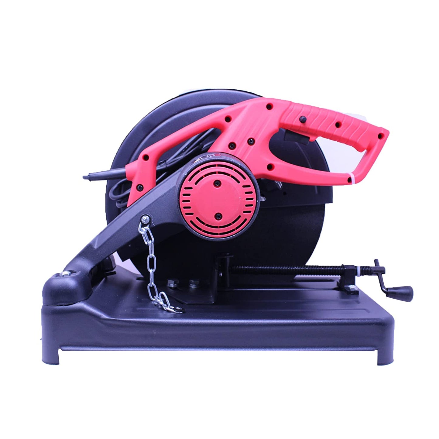 Aegon 14 Inch Chop Saw Machine with Locking Chain & Variable Speed Control For Cutting Metal, Steel Pipe, Tmt, Rebars, PVC Channels and Angles Metal Cutter (2000 W, 3800 Rpm, 355mm)