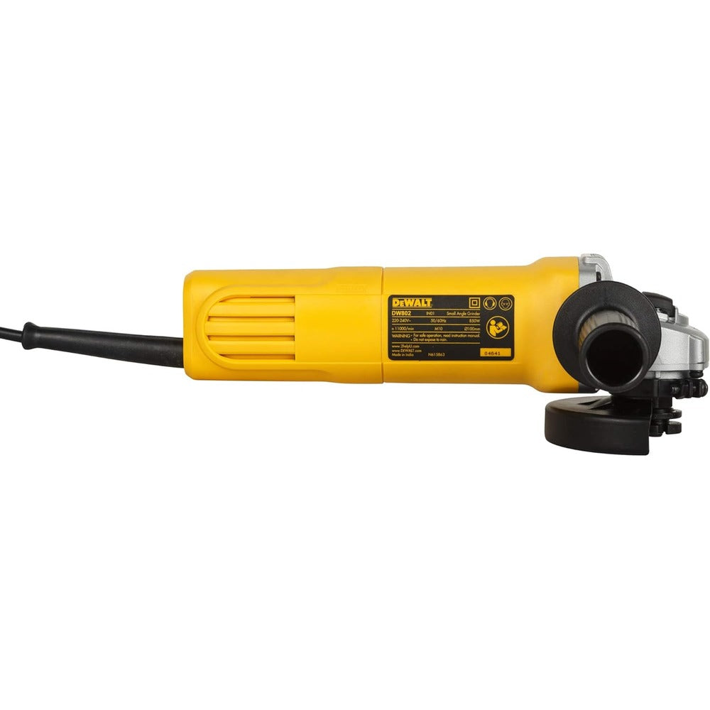 Dewalt 100mm 850W Angle Grinder DW802, 220 Volt (Indian Plug)