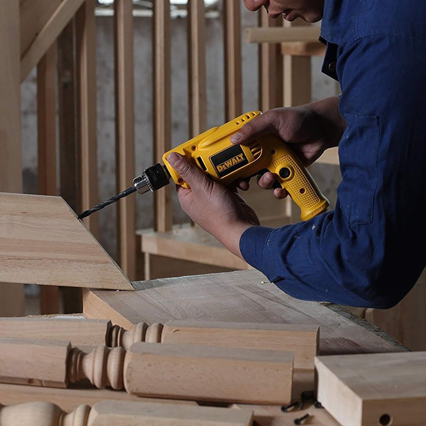Dewalt DWD014-550W 10mm Rotary Drill Machine 220 Volt (Indian Plug)