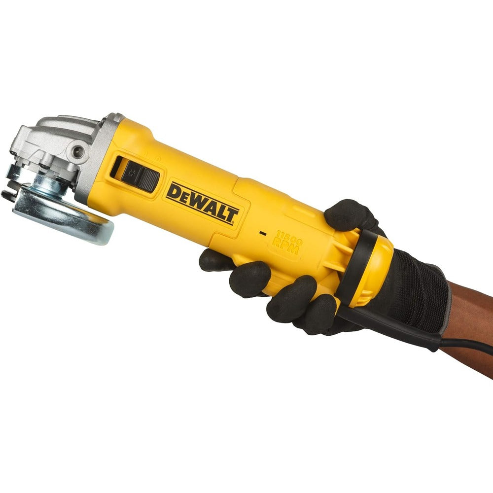 Dewalt 1100 Watt 125mm Heavy Duty Medium Angle Grinder with DES Technology DWE4215, 220 Volt (Indian Plug)