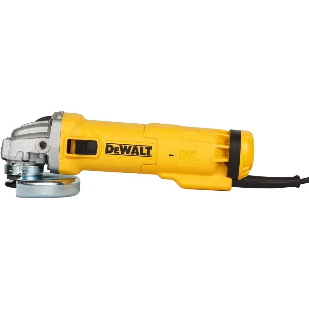 Dewalt 1100 Watt 125mm Heavy Duty Medium Angle Grinder with DES Technology DWE4215, 220 Volt (Indian Plug)