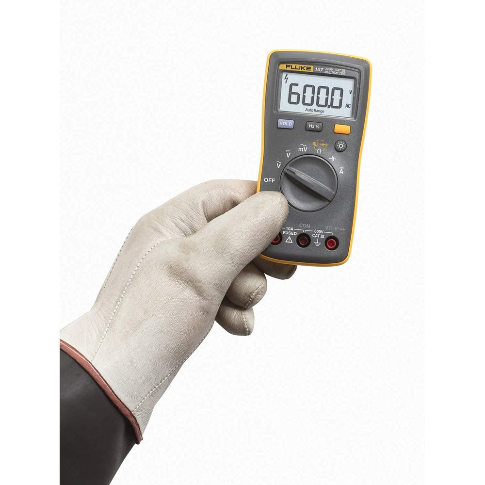 Fluke 107 Palm-sized, CAT III Digital Multimeter