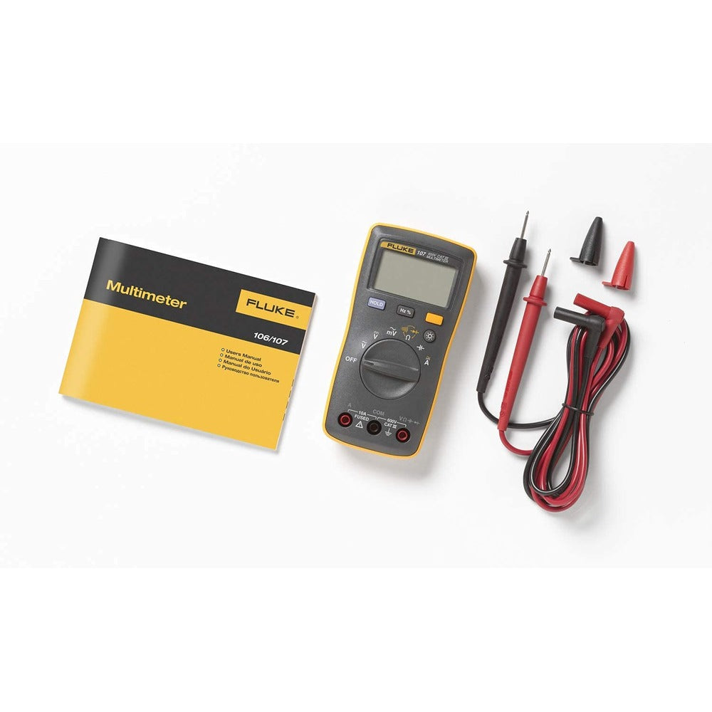 Fluke 107 Palm-sized, CAT III Digital Multimeter