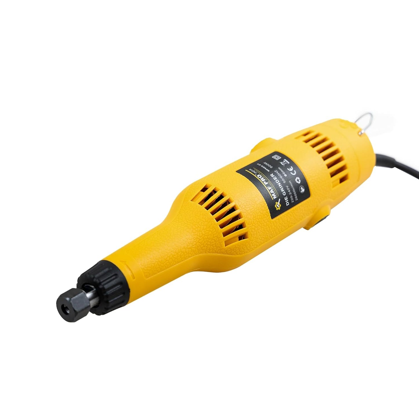 MAF PRO MP6DG-DY Rotary Tool Die Grinder - Versatile, Powerful & Precise for Jade Carving, Wood Punching, Sanding, Buffing, Polishing, Engraving - Variable Speed (6mm, 500W, 26000rpm)