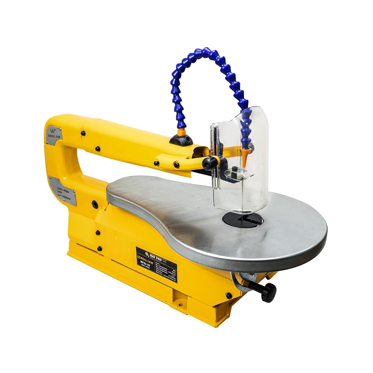 MAF PRO MPSC-85 Variable Speed 16" Scroll Saw with Anti-Vibration Design for Stable Work Working (85W, 1440Rpm, Cutting Depth-50mm, Cutting Width-410mm, 0-45°)