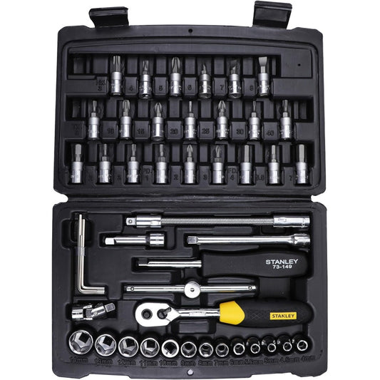 Stanley 46-Piece 1/4 Drive Metric Socket Set
