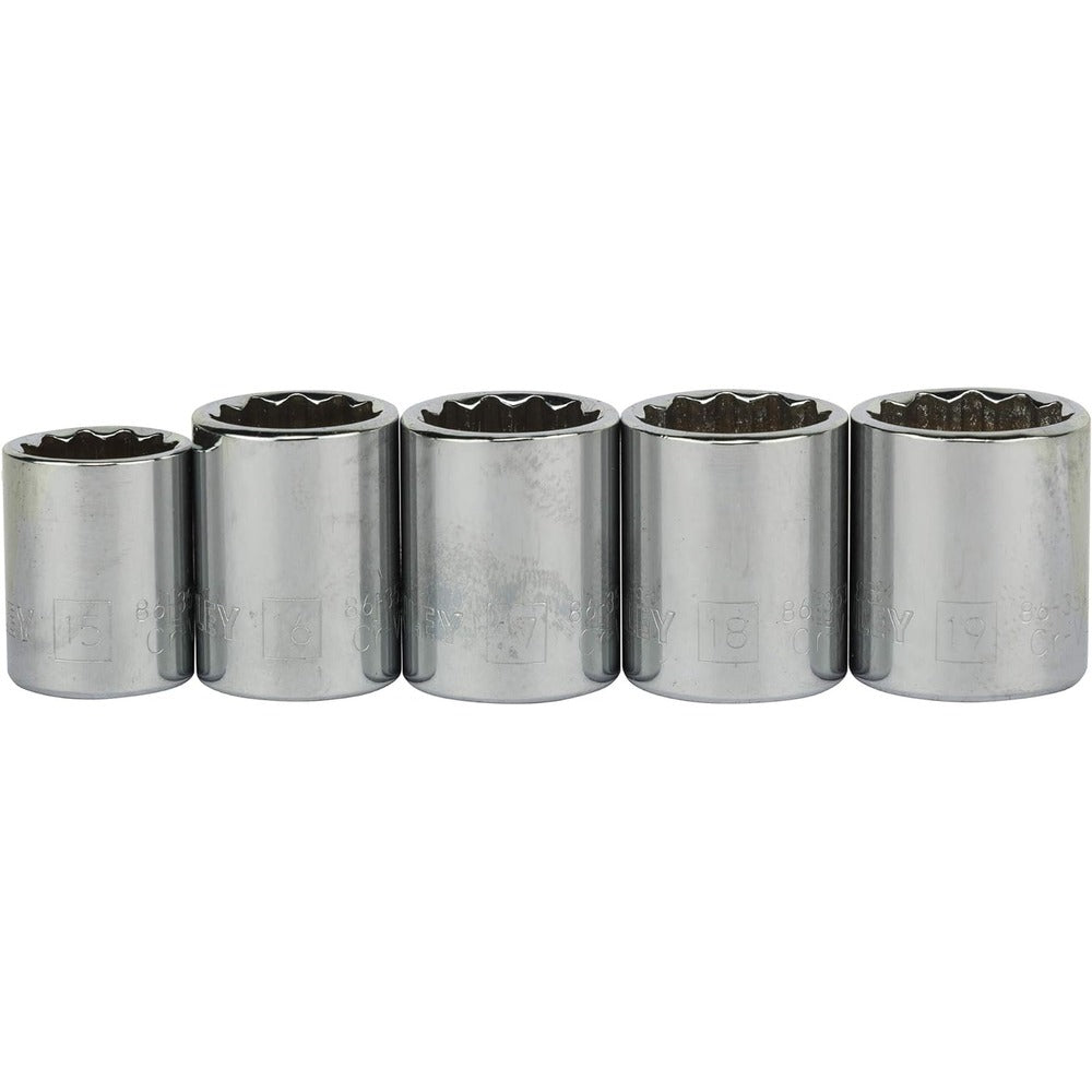 Stanley 89516 46-Piece 1/4 and 3/8 Drive Socket Bit Set
