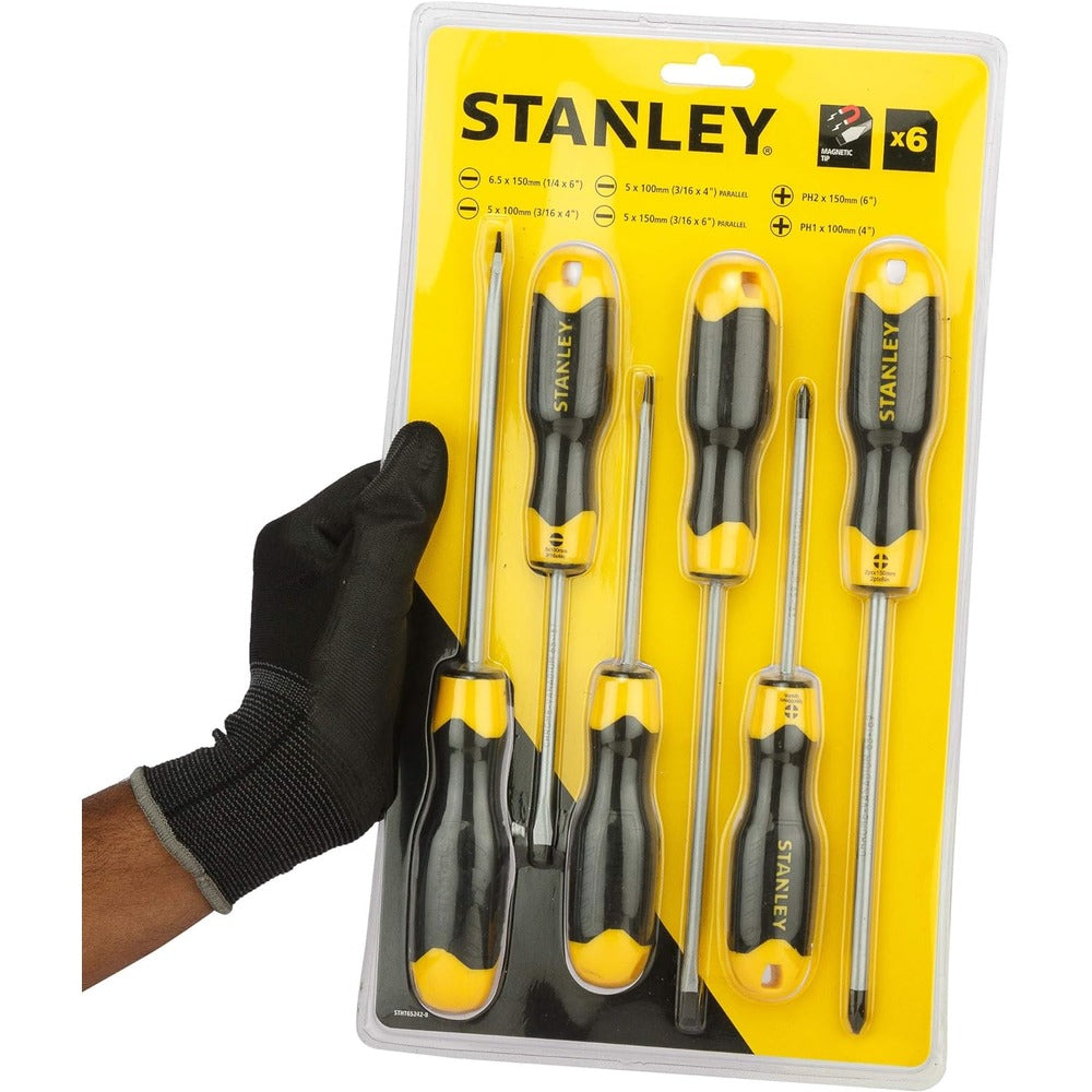 Stanley 6-Piece Cushion Grip2 Screwdriver Set