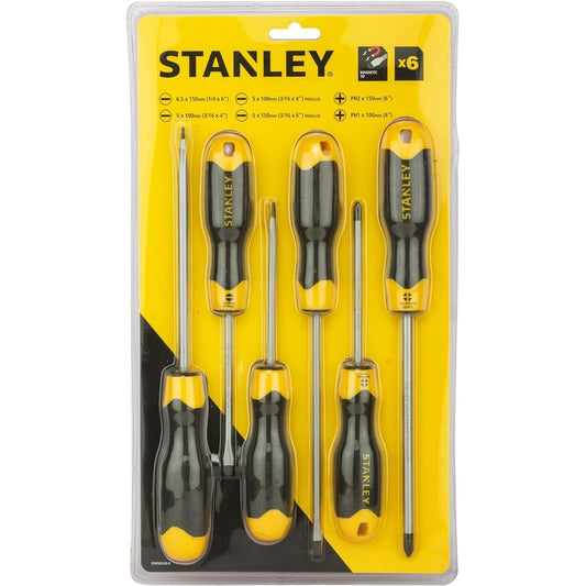Stanley 6-Piece Cushion Grip2 Screwdriver Set