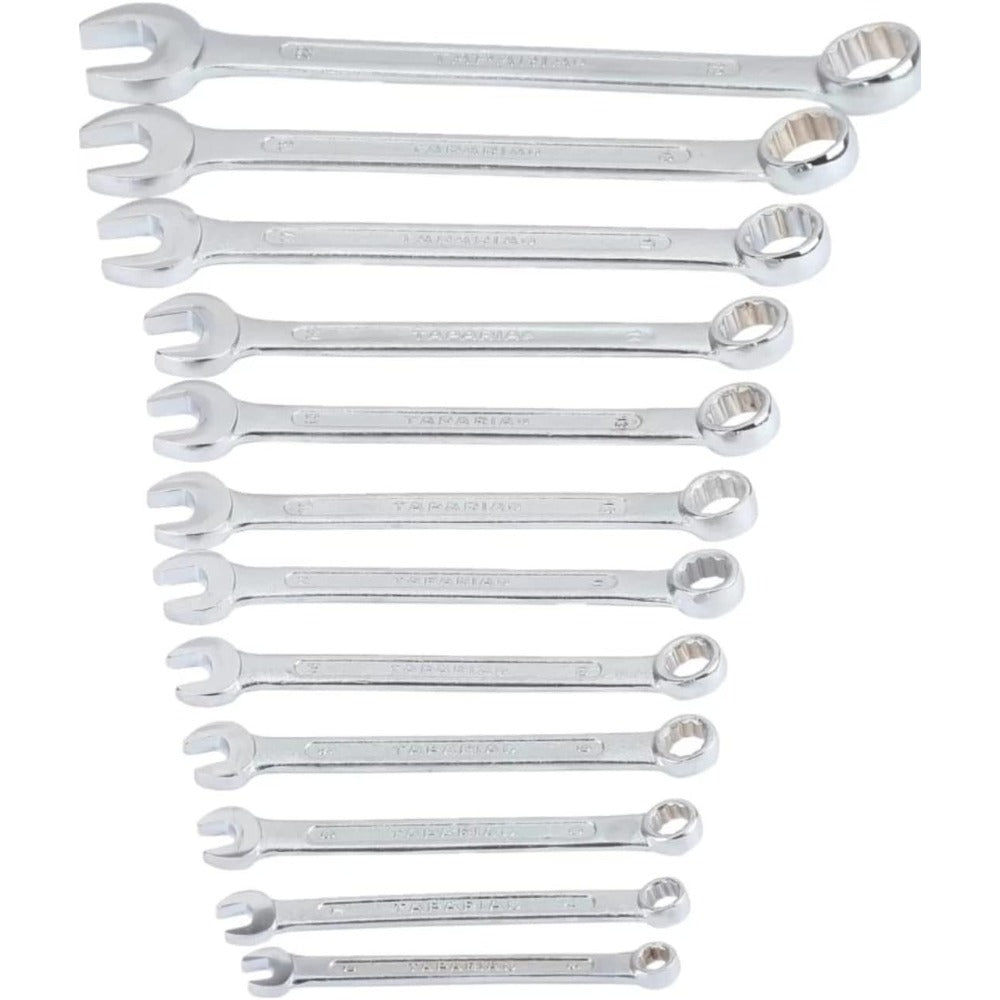 Taparia Combination Spanner Set 12pc Wrench Chrome Vanadium CSS12