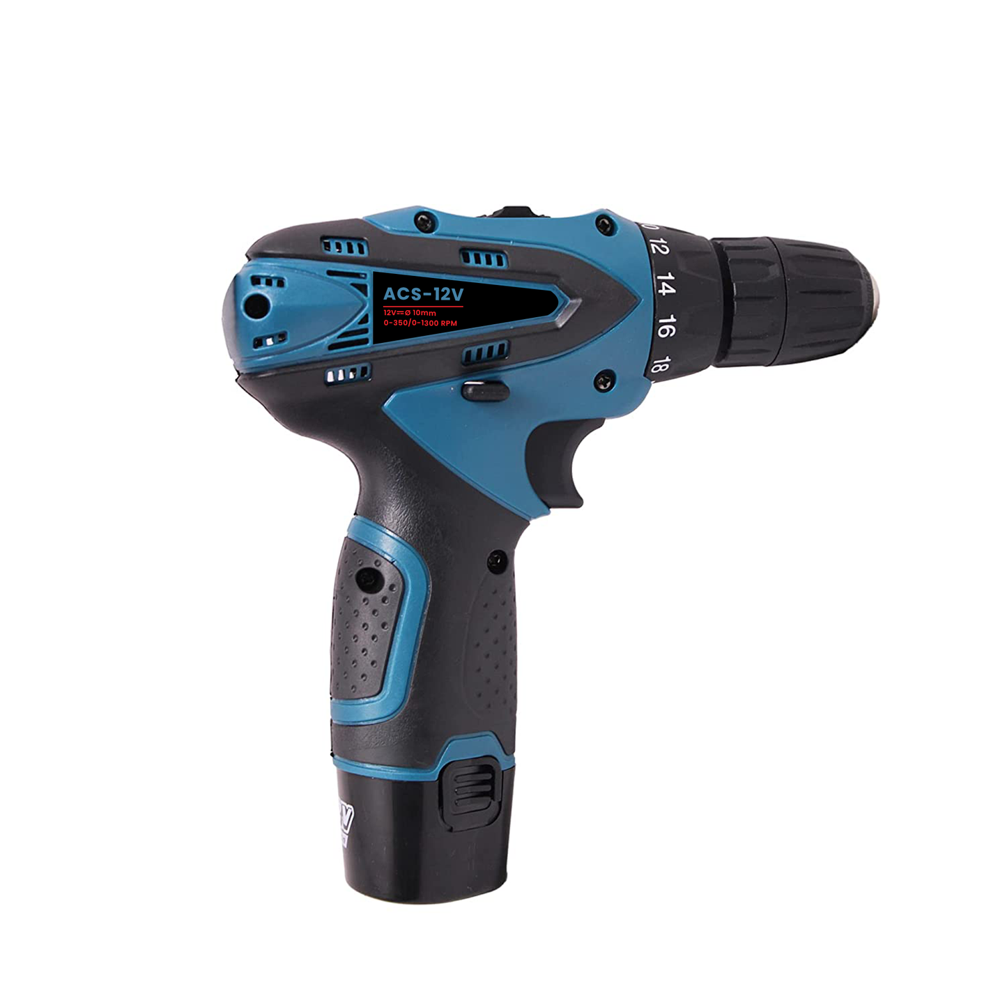 Aegon Professional ACS12V - 10mm रिवर्सिबल/वैरिएबल स्पीड कॉर्डलेस स्क्रूड्राइवर (30 पीस टूल किट)
