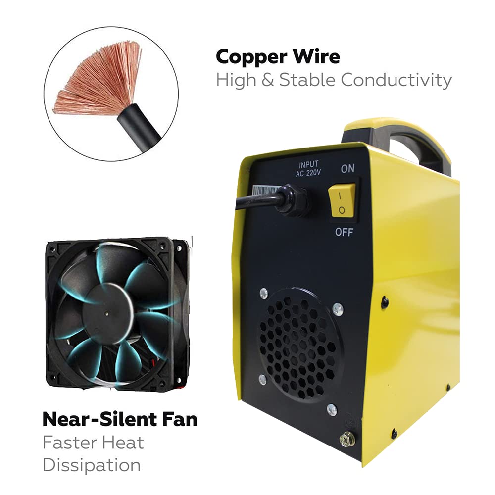 Aegon ARC 200N - Portable 200A Igbt DC Inverter Arc Welding Machine/Welder (Yellow)