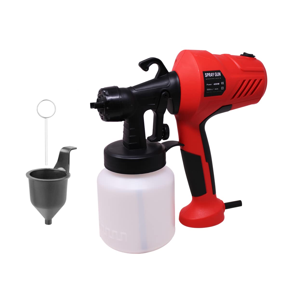 Aegon APSG-800 Multipurpose Electric Paint Spray Gun / Paint Sprayer (400W | 2.5mm Nozzle | 800 Ml Capacity | 1-3 MPa | 22000 RPM | 100 din/sec Viscosity)