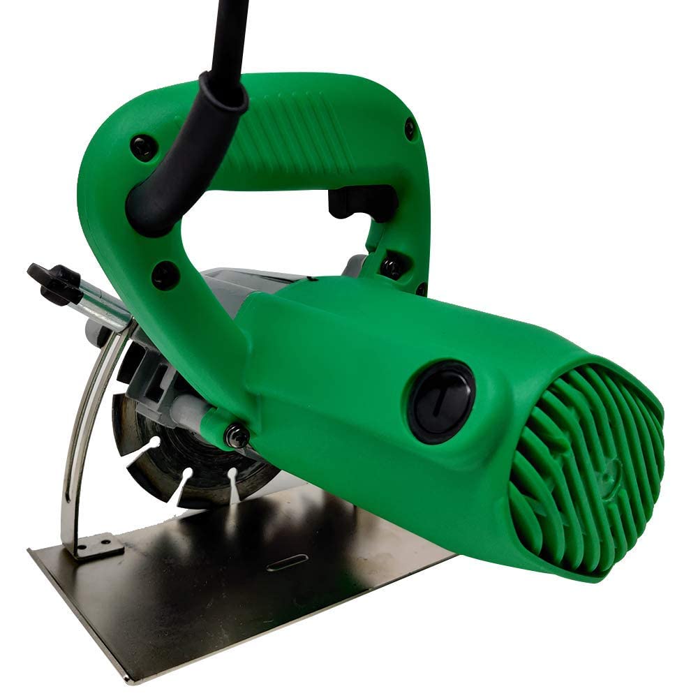 Aegon AC4B 1300W Heavy-Duty 4 Inch Tile/Marble/Wood Cutter With 1 Cutting Wheel, 1 Diamond Segmented Wheel & 1 TCT Blade (12000 RPM)