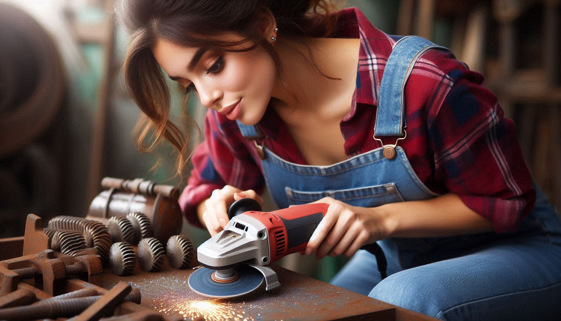 How to remove rust with an angle grinder