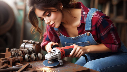 How to remove rust with an angle grinder