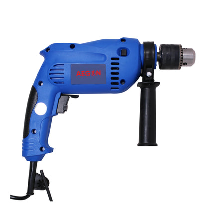 Aegon ADM13MM-Blue 750W Impact Drill Machine/Screwdriver & Hand Tools Kit with 121 Accessories for DIY, Home and Professional Use