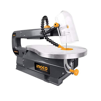 Ingco SS852 85W Scroll Saw with Anti-Vibration Design - Corded Electric Grey Saw for Precise Indoor Cutting