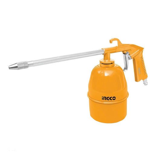 Ingco AWG1001 215mm Air Washing Gun - High-Pressure Water, Interchangeable Nozzle Tips, 0.75L Tank