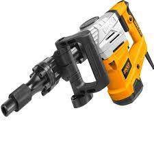 Ingco PDB13008 - Demolition Breaker, Corded Electric, with Anti-Vibration System (1300W), Black/Yellow