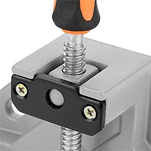 MAF Double Handle 90° Corner Clamp Double Hand Quick Release Button 90 Degree Clamping Tool For Wood Working, Welding & Photo Framing (70mm Jaw Width, 65mm Jaw Opening)