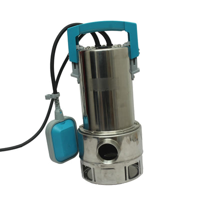 Aegon 1.5HP,230v Stainless Steel Sewage Submersible Pump IPX8, 1.8mtr Cable, Max Grain size-35mm, 16000L/h, 2880RPM