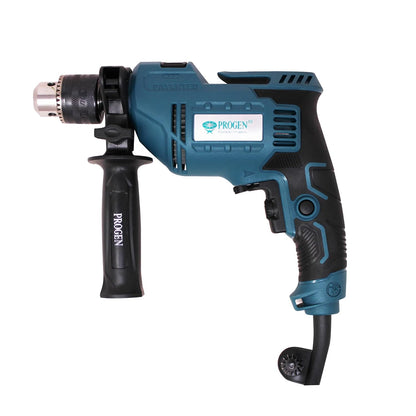 PROGEN 9213-HG, 13mm, 800W Electric Impact Drill, Copper Armature, Forward/Reverse with Variable Speed Control (2800 RPM, Chuck 13 mm)