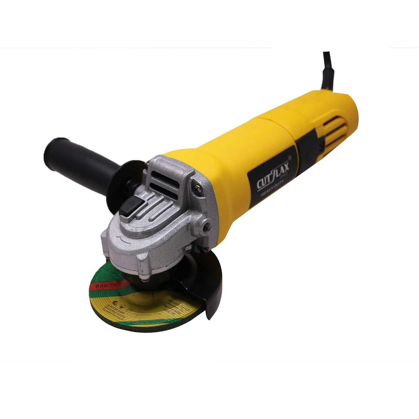 CUTFLAX CF801B Heavy-Duty Versatile Multipurpose Angle Grinder for Grinding, Cutting, Sharpening, Polishing, Removing Rust (1200 W, 4 Inch, Yellow)