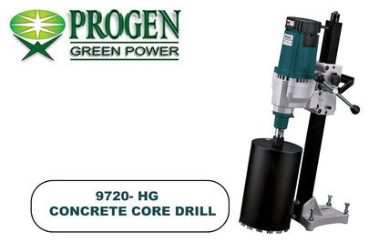 PROGEN 9270-HG Heavy Duty 3600W, 8 Inch Concrete Core Cutting Drill Machine 700 Rpm Angle Drill (205mm Disc Dia)