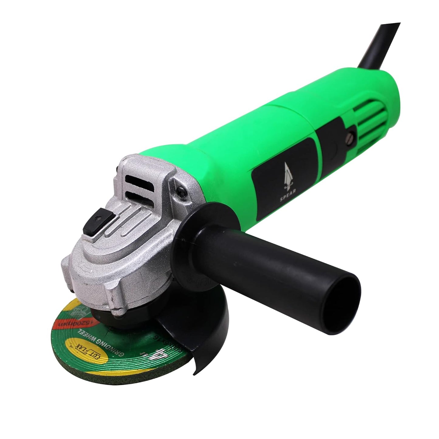 SPEAR SP-AG801 Heavy-Duty Angle Grinder for Grinding, Cutting, Sharpening, Polishing, Removing Rust (1200 W, 4 Inch, 11000 rpm)