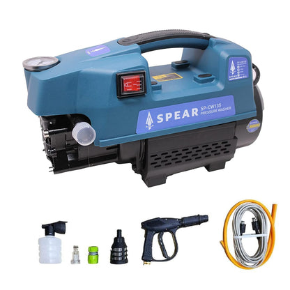 SPEAR SP-CW135 Professional High Performance Induction Motor Pressure Washer for Car, Bike & Home Cleaning Purpose (2200 Watts, 7.5 L/min, 135 Bar, Blue)