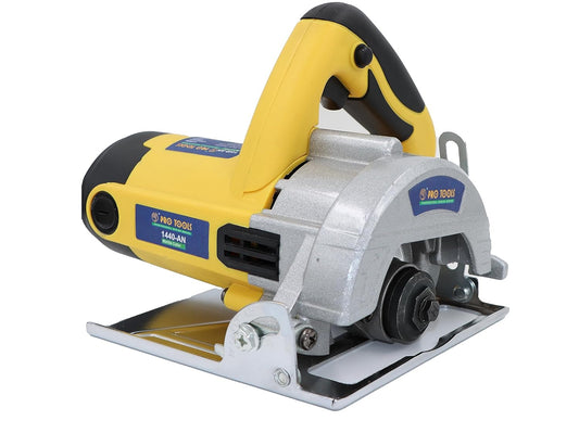 ProTools 1440-AN Professional 1450W 5-inch Marble Cutter Machine without Blade Handheld Tile/ Granite/ Stone/ Brick/ Porcelain/ Ceramic Cutter (1450 W, 13000 Rpm, 5 Inch)